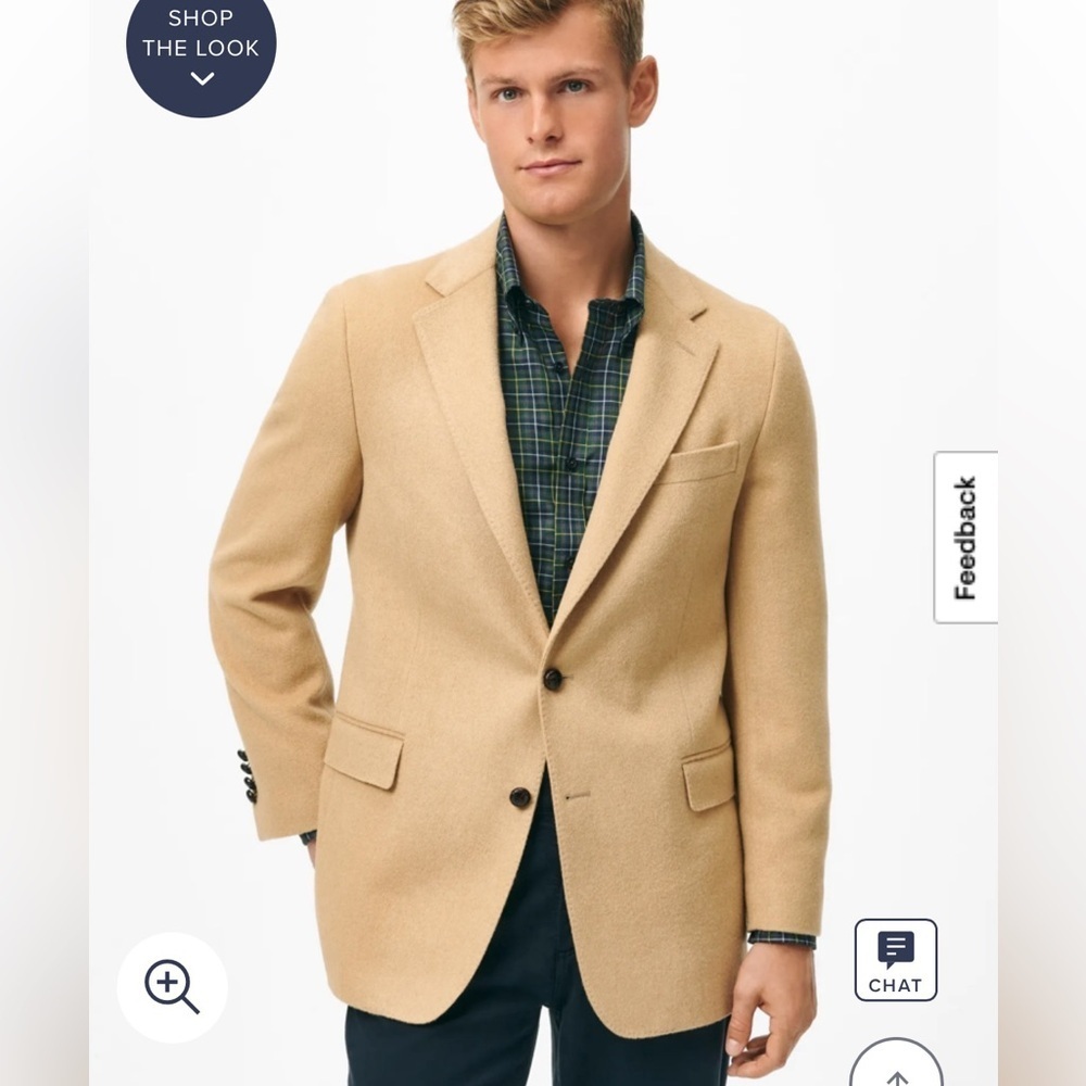 Brooks Brothers Camel Hair Blazer